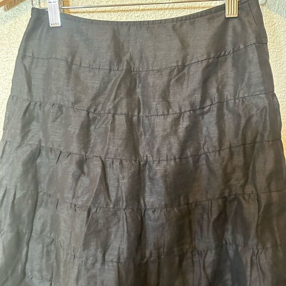 NWOT I.N.C International Concepts Women’s Long Black Maxi Skirt Size 0P - Picture 2 of 9